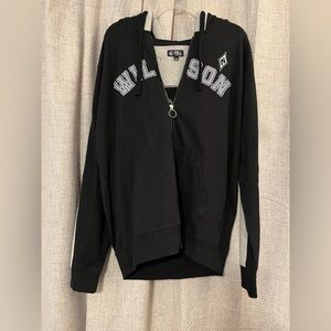 Wilson Men’s Black Hoodie Jacket
